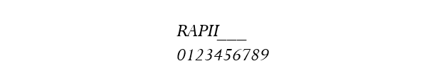 Fuente RAPII___.TTF