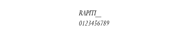 Fuente RAPITI__.TTF