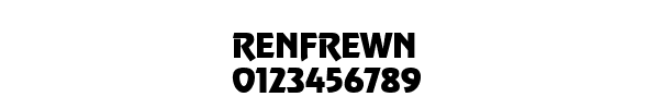Fuente RENFREWN.TTF