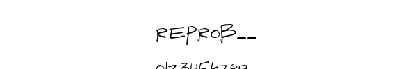 Fuente REPROB__.ttf
