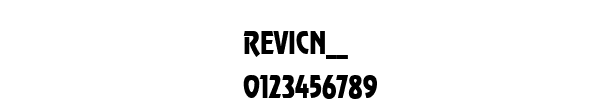 Fuente REVICN__.TTF