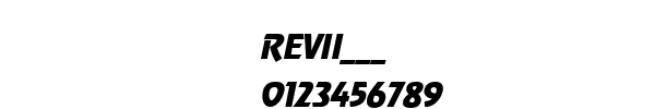 Fuente REVII___.TTF