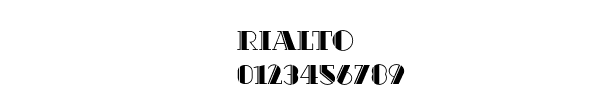 Fuente RIALTO.TTF