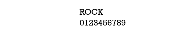 Fuente ROCK.TTF