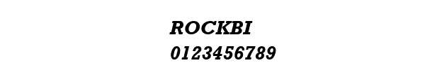 Fuente ROCKBI.TTF