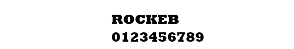 Fuente ROCKEB.TTF