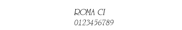 Fuente ROMA CI.TTF