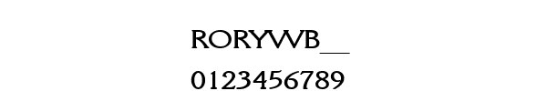 Fuente RORYWB__.TTF