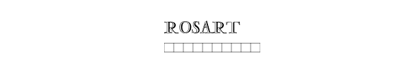 Fuente ROSART.TTF