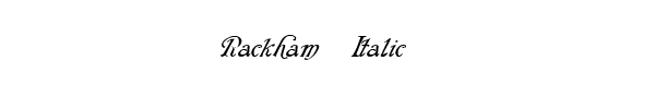 Fuente Rackham Italic.ttf