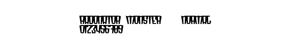 Fuente Radonator Monster   Normal.ttf