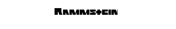 Fuente Rammstein.ttf