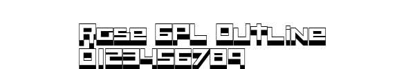 Fuente Rase GPL Outline.ttf