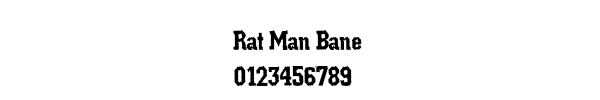 Fuente Rat Man Bane.ttf