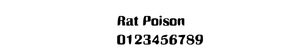 Fuente Rat Poison.ttf
