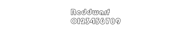 Fuente Reddwarf.ttf