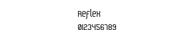 Fuente Reflex.ttf