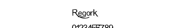 Fuente Regork.ttf