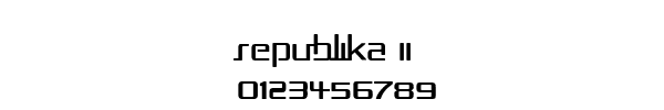 Fuente Republika II.ttf