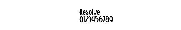 Fuente Resolve.ttf
