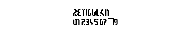 Fuente Reticulan.ttf