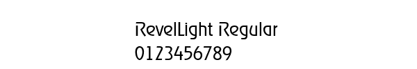 Fuente RevelLight Regular.ttf