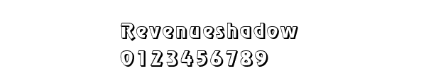 Fuente Revenueshadow.ttf