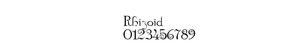 Fuente Rhizoid.ttf