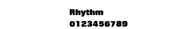 Fuente Rhythm.ttf