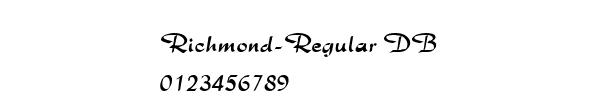 Fuente Richmond-Regular DB.ttf