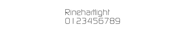 Fuente Rinehartlight.ttf