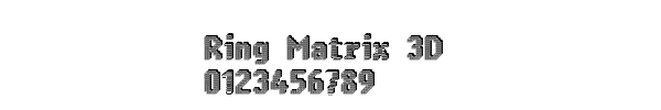 Fuente Ring Matrix 3D.ttf
