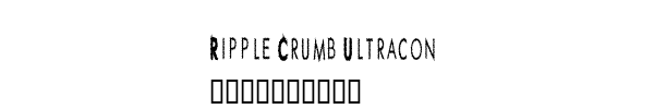 Fuente Ripple Crumb Ultracon.ttf