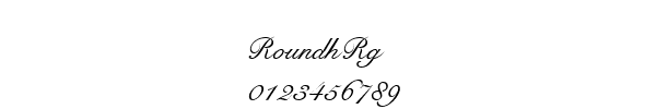 Fuente RoundhRg.ttf