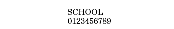 Fuente SCHOOL.TTF