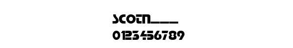 Fuente SCOTN___.TTF