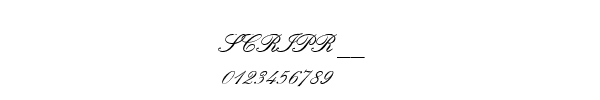 Fuente SCRIPR__.TTF