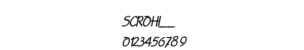 Fuente SCROHI__.TTF