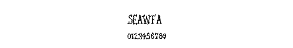 Fuente SEAWFA.TTF