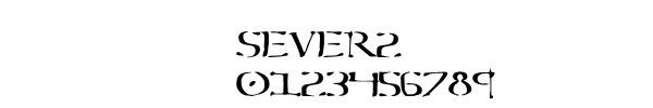 Fuente SEVER2.TTF