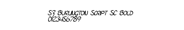 Fuente SF Burlington Script SC Bold.ttf