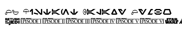 Fuente SF Distant Galaxy Symbols.ttf