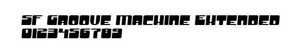 Fuente SF Groove Machine Extended.ttf