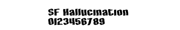 Fuente SF Hallucination.ttf