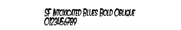 Fuente SF Intoxicated Blues Bold Oblique.ttf