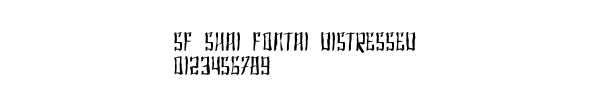 Fuente SF Shai Fontai Distressed.ttf
