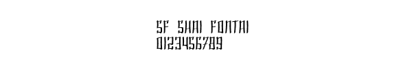 Fuente SF Shai Fontai.ttf