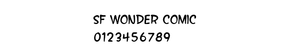 Fuente SF Wonder Comic.ttf