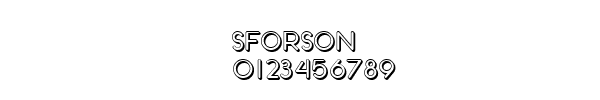 Fuente SFORSON.ttf