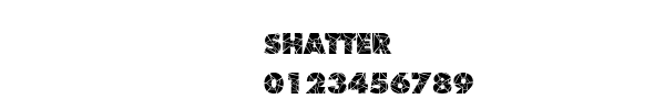 Fuente SHATTER.TTF